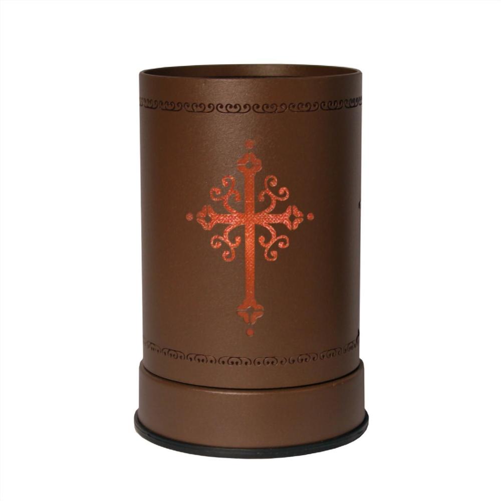 NEW SCENTCHIPS antique cross warmer in bronze